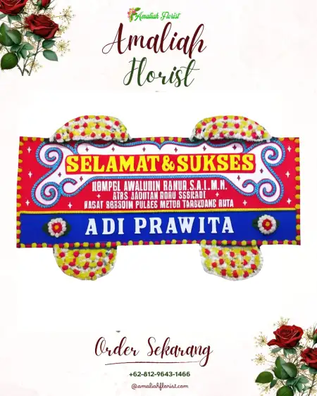 Papan Bunga Ucapan Selamat Mojodeso